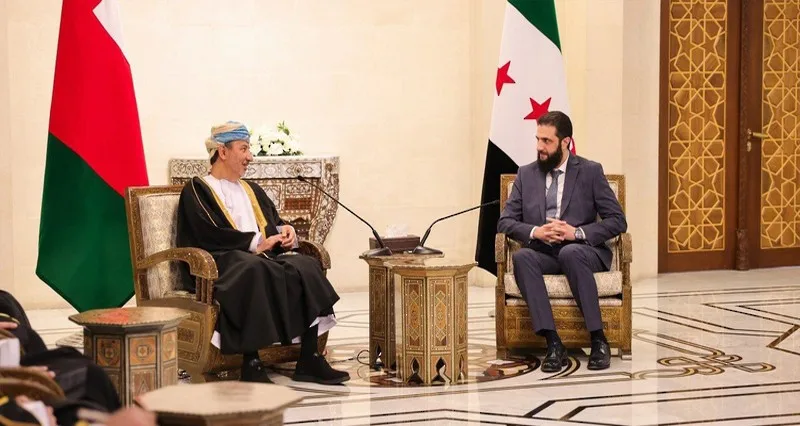 تحيات جلالة السلطان لقائد الإدارة الانتقالية السورية ينقلها السفير المتجول في الخارجية