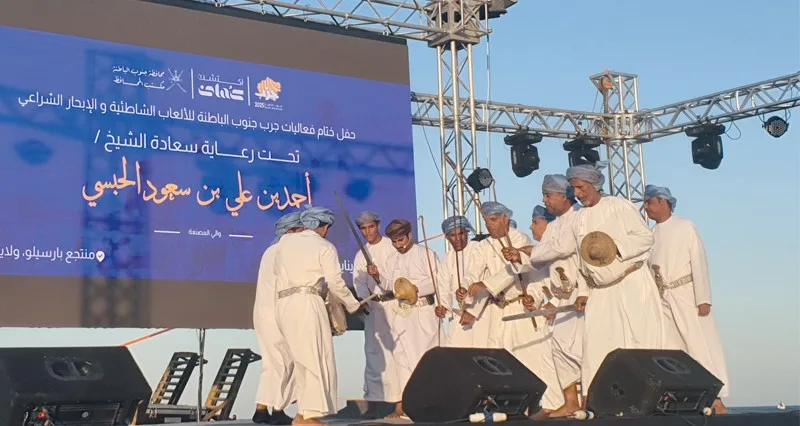 ختام فعاليات الرياضات الشاطئية والبحرية المصاحبة « لمهرجان جرب جنوب الباطنة» بولاية المصنعة