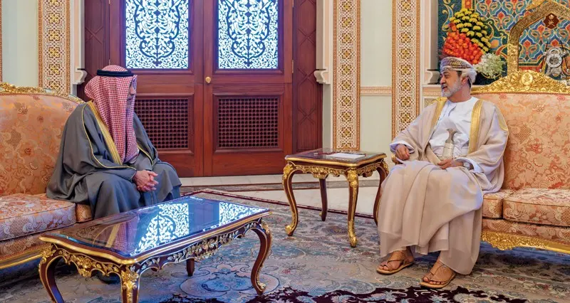 رسالة شفوية لجلالة السلطان من أمير الكويت