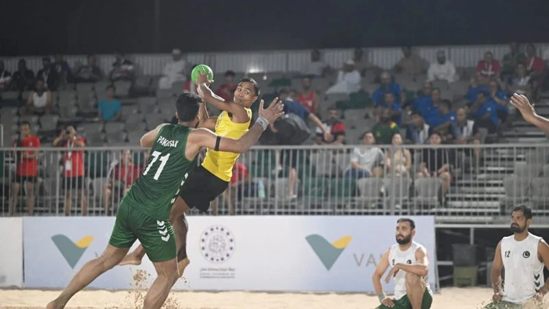 افتتاح منافسات البطولة الآسيوية العاشرة لكرة اليد الشاطئية للرجال والسيدات