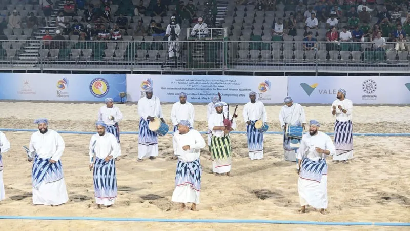 افتتاح منافسات البطولة الآسيوية العاشرة لكرة اليد الشاطئية للرجال والسيدات