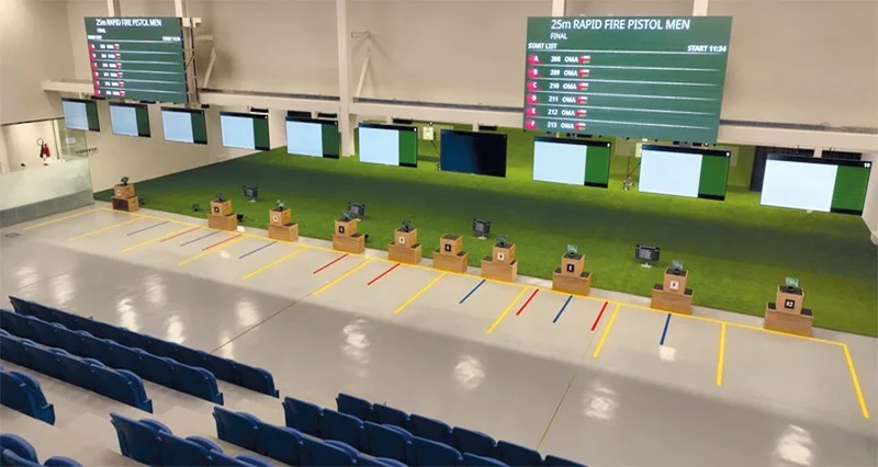 اليوم .. افتتاح المجمع الوطني الأولمبي للرماية مسقط