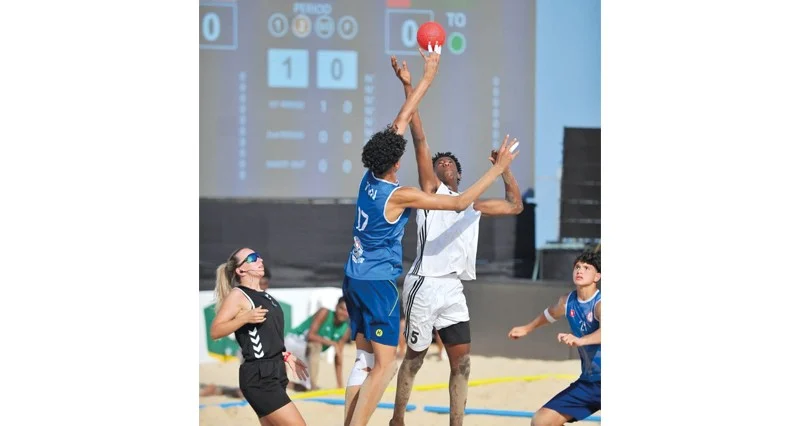 أنهى برنامجه بفوز معنوي على تونس .. منتخبنا لناشئي اليد الشاطئية يبدأ اليوم مشواره فـي كأس العالم بلقاء إسبانيا وبورتريكو