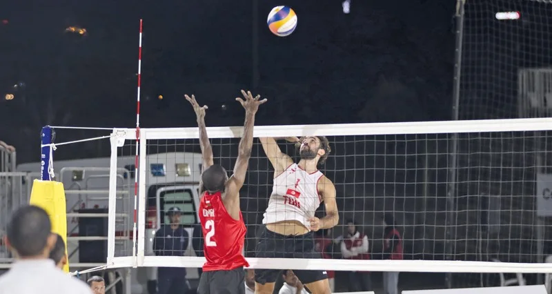 منتخب الطائرة الشاطئية يخطف لقب البطولة العربية على حساب تونس