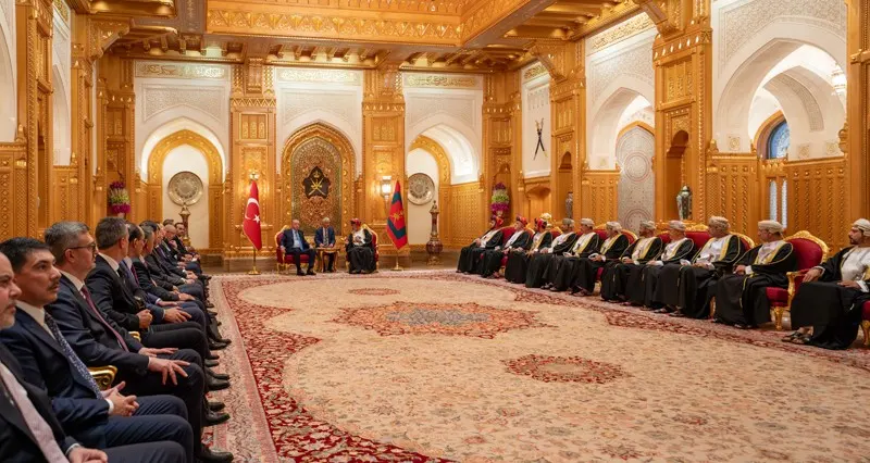 جلالة السلطان والرئيس التركي يستعرضان الروابط التاريخية والتعاون والشراكة
