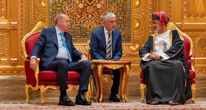 جلالة السلطان والرئيس التركي يستعرضان الروابط التاريخية والتعاون والشراكة
