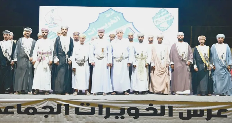 فريق الخويرات بالخابورة ينظم العرس الجماعي الـ18