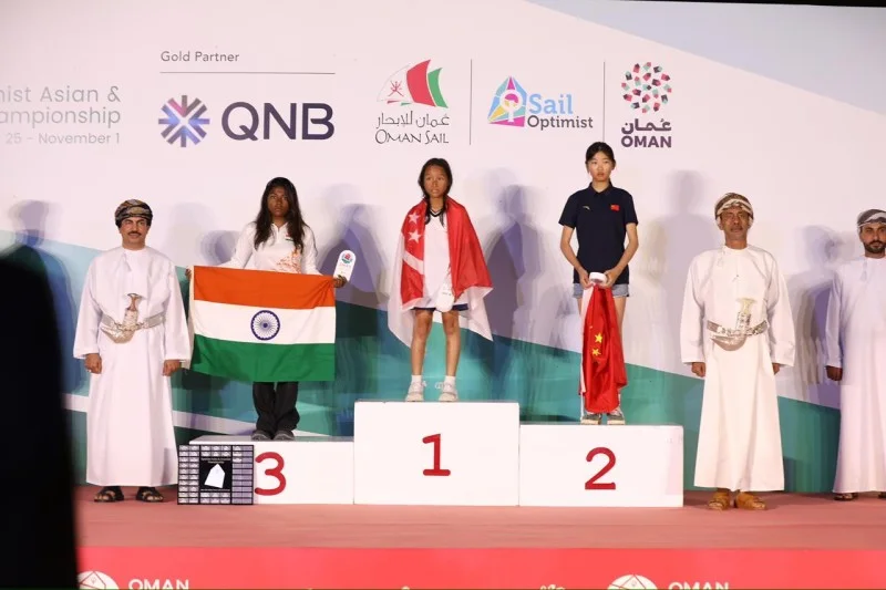 ختام بطولة آسيا وأوقيانوسيا لقوارب الأوبتمست 2025 بولاية المصنعة