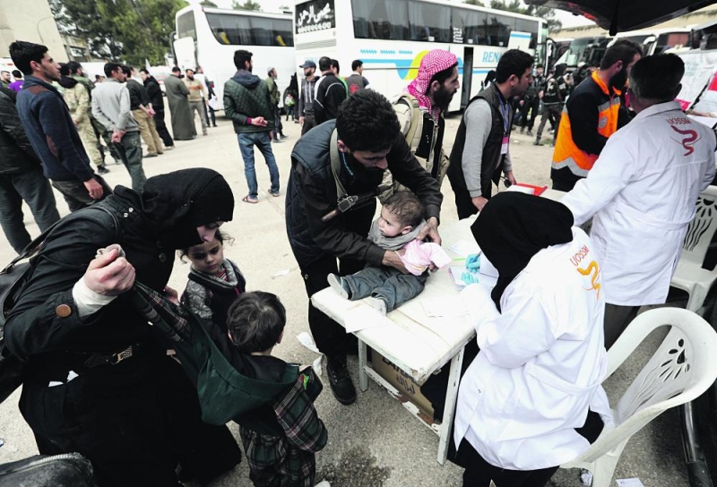 تهجير آلاف المدنيين من «الغوطة».. و«دوما» تنتظر