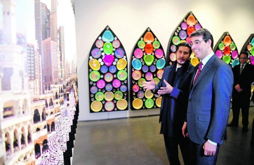 وزير الثقافة والإعلام يزور معرض «مسك» في نيويورك