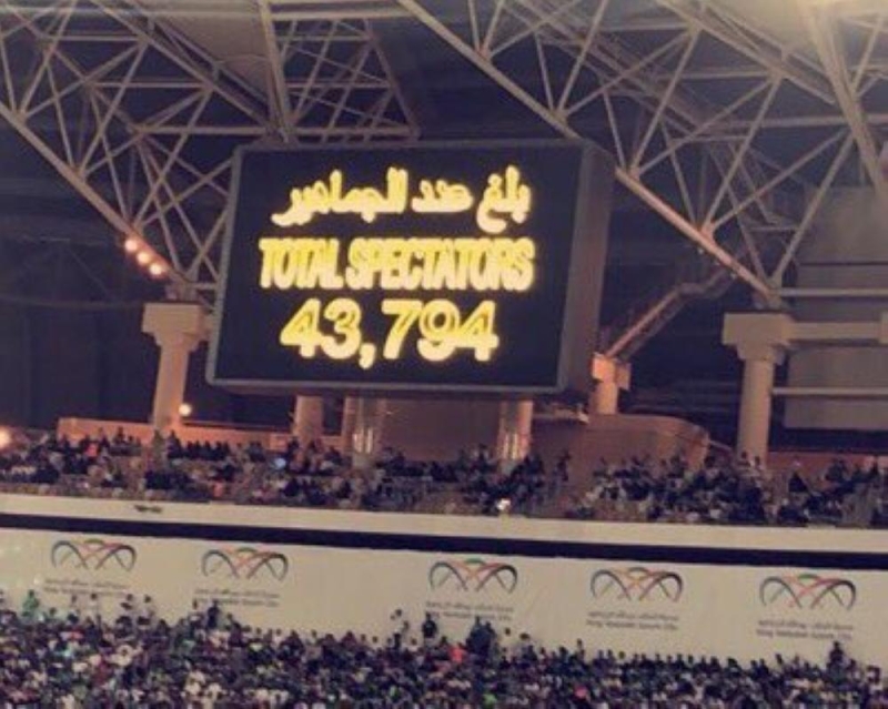 الدوري السعودي يكسر حاجز المليون مشجع والاتحاد يتصدر