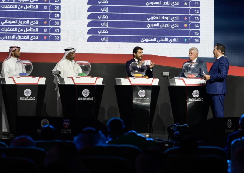 قرعة متوازنة للأندية السعودية في كأس العرب