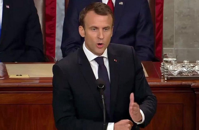 الرئيس الفرنسي يشدد على ضرورة عدم حصول إيران على أي سلاح نووي