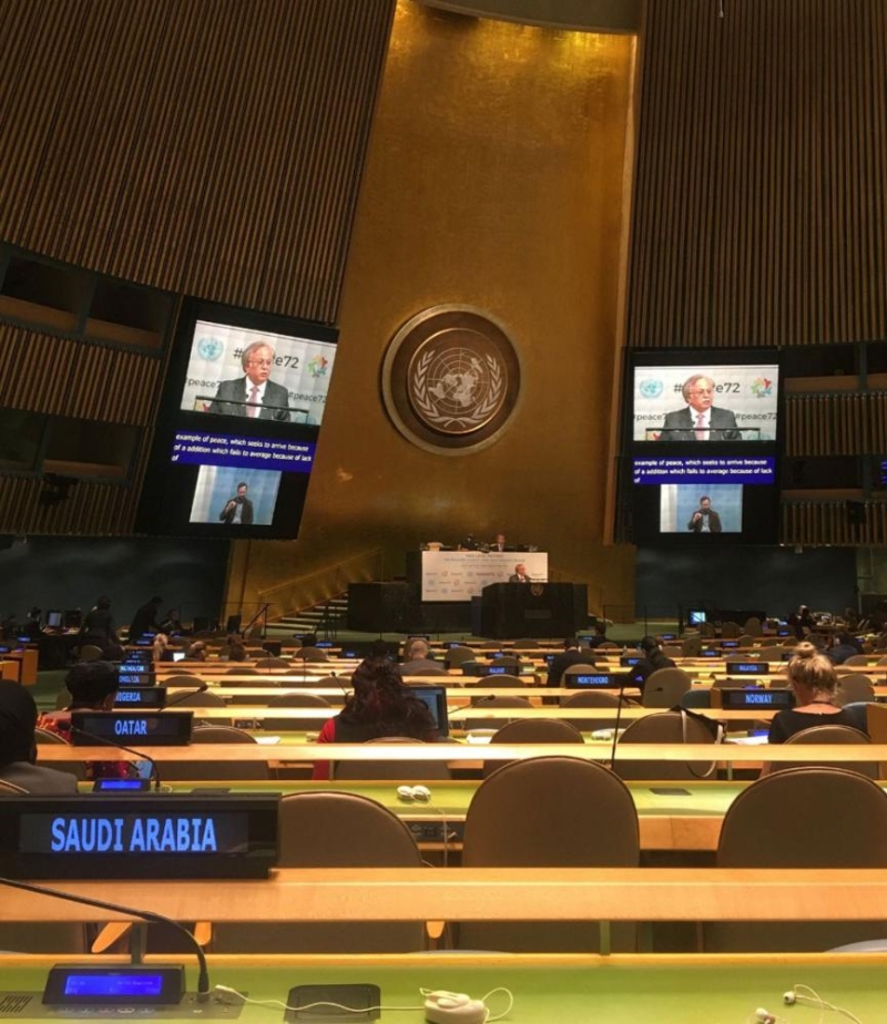 المملكة أمام الأمم المتحدة: ملتزمون بمبادئ بناء السلام