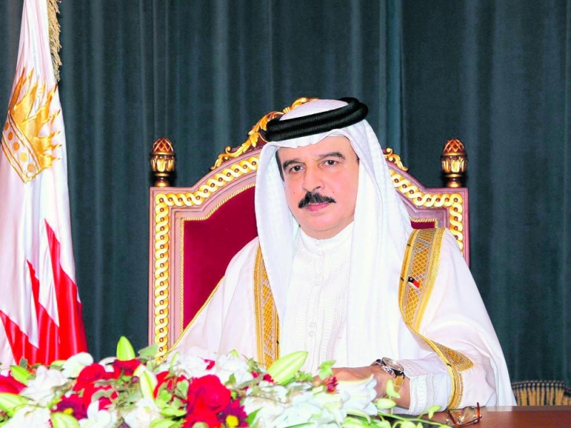 رسالة تقدير من ملك البحرين إلى الصحفيين والإعلاميين