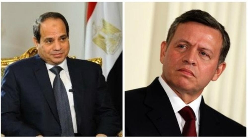 العاهل الأردني يتلقى اتصالًا هاتفيًا من الرئيس المصري