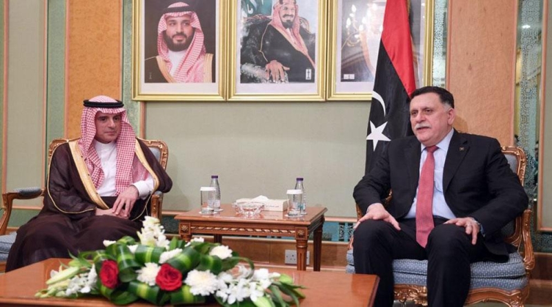 وزير الخارجية يلتقي رئيس المجلس الرئاسي الليبي