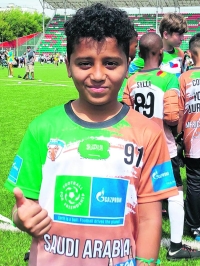 السعودية تشارك في مهرجان كرة القدم لأجل الصداقة بين الصغار