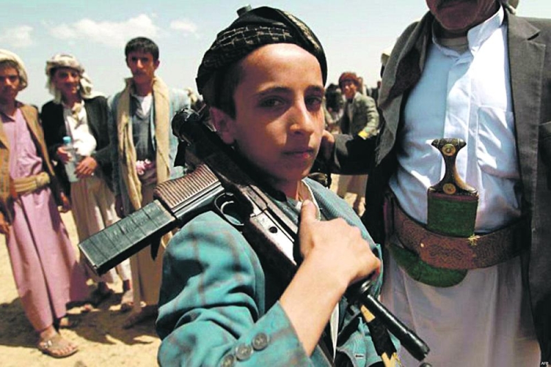 التحالف اليمني: ثلث عناصر ميليشيا الحوثي من الأطفال