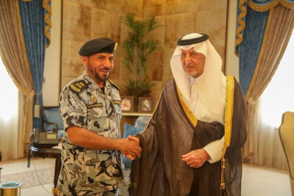 أمير مكة يقلد قائد قوات أمن الحج والعمرة الرتبة الجديدة