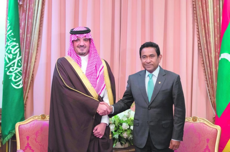 رئيس المالديف ووزير الداخلية يبحثان العلاقات الثنائية