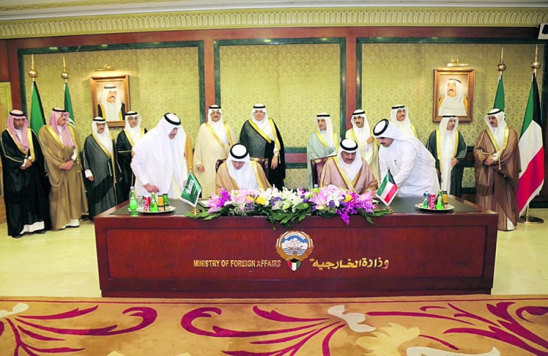 التوقيع على إنشاء مجلس تنسيقي سعودي - كويتي
