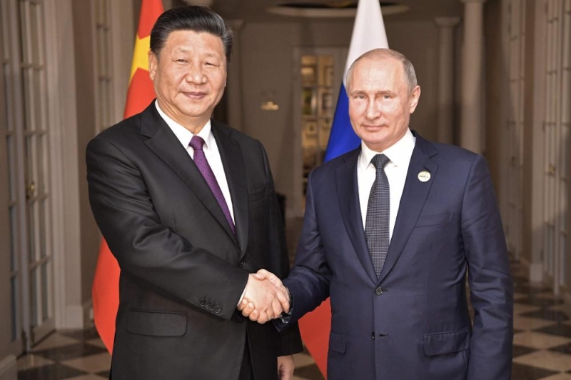 الرئيس الصيني ونظيره الروسي يبحثان الوضع الدولي 