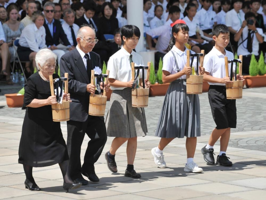 اليابان تحيي الذكرى الـ73 لضحايا القنبلة الذرية على ناجازاكي
