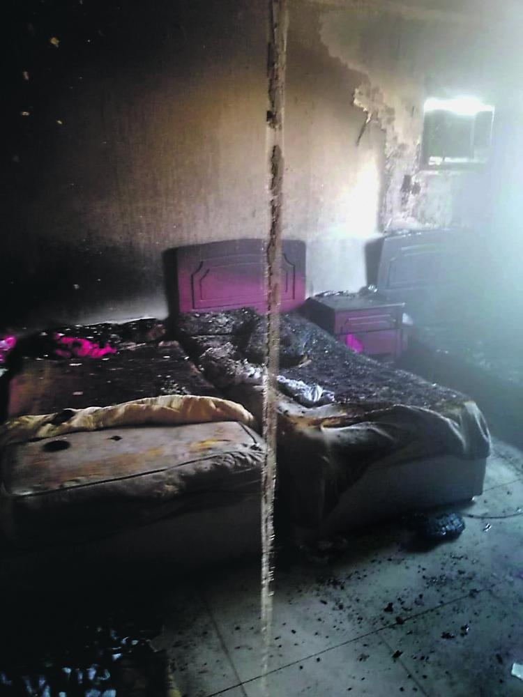 التماس كهربائي يخلي 32 شخصا في حريق «غرفة مفروشة» بالدمام
