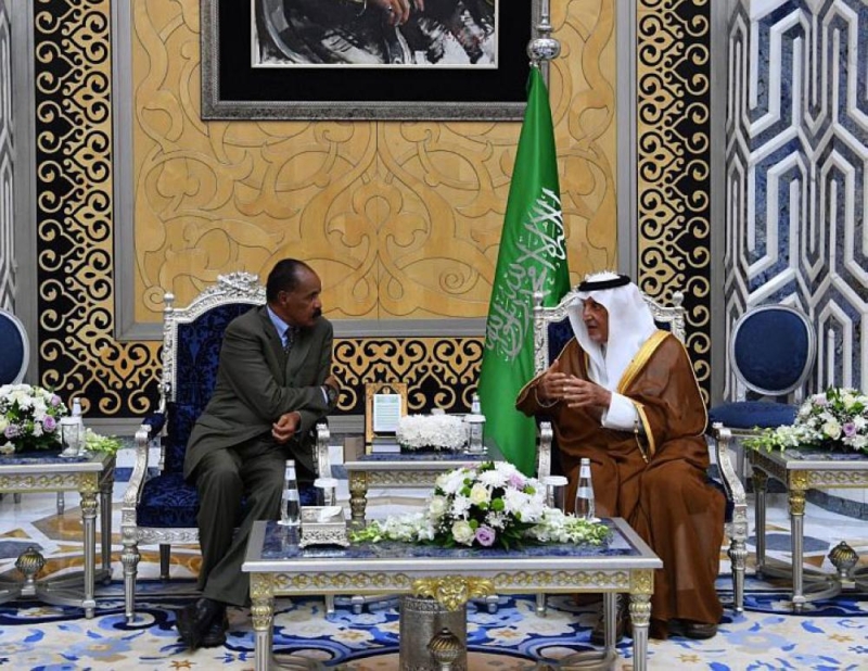 رئيس دولة اريتريا يصل إلى جدة