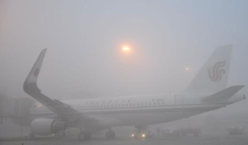 إلغاء 49 رحلة جوية بالصين بسبب «الضباب»