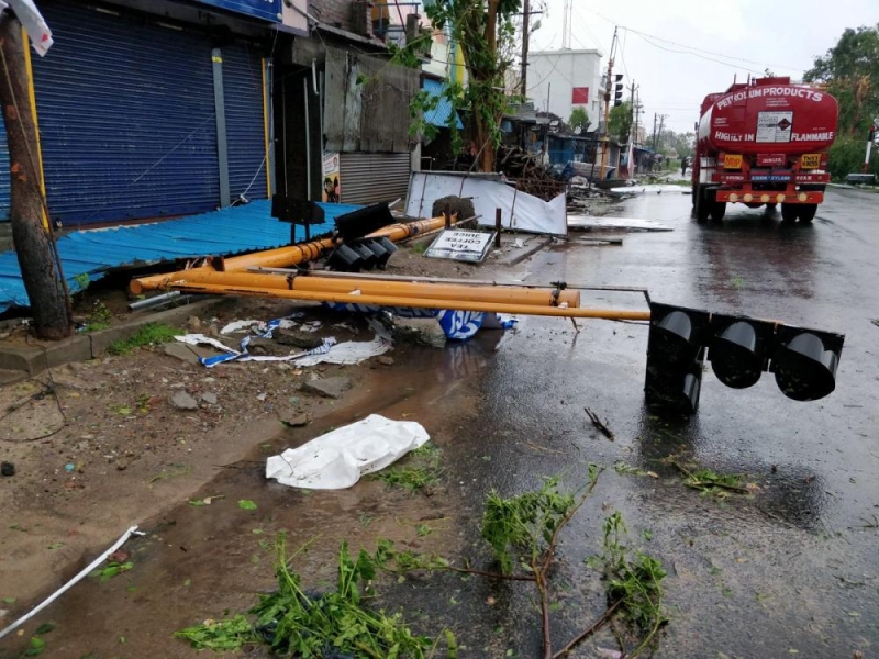 إعصار «جاجا» بالهند يوقع 33 قتيلاً