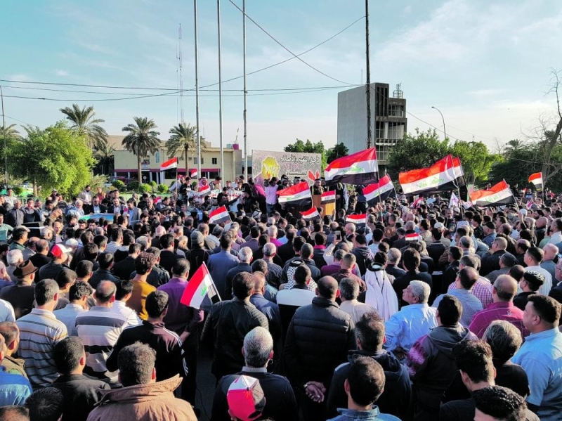 دعوات عراقية للتظاهر ضد تدخلات نظام طهران