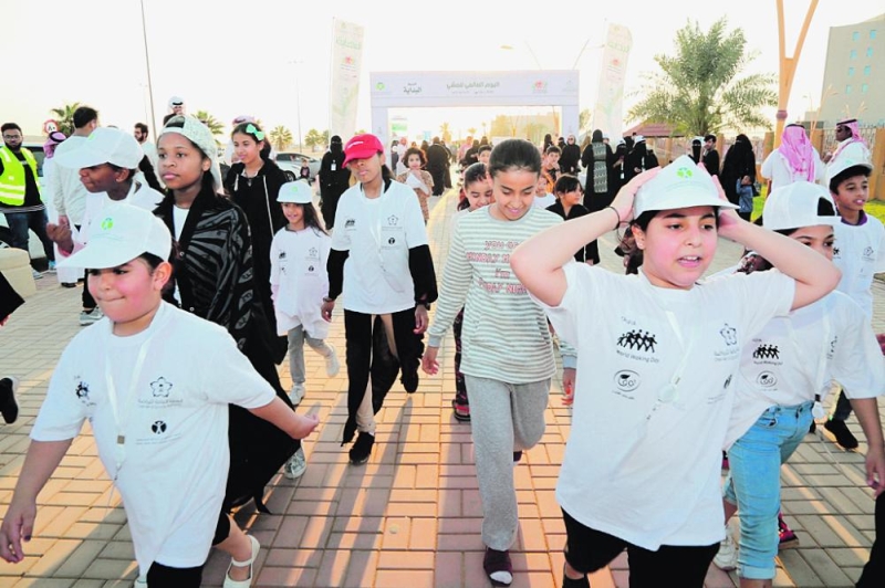 «هيئة الرياضة» تحتفي بـ«اليوم العالمي للمشي» بـ50 ألف مشارك