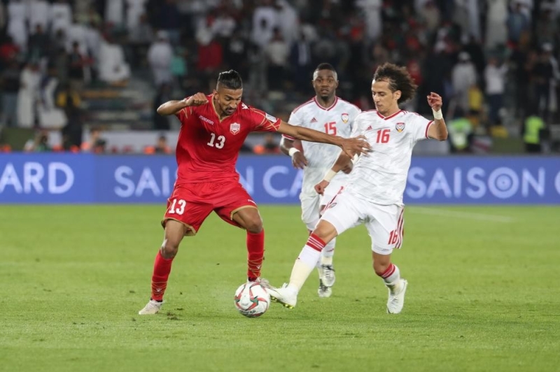 الإمارات تتعادل مع البحرين في افتتاح الآسيوية