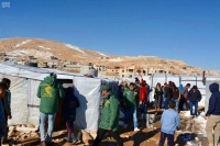 مركز الملك سلمان يوزع مساعدات إنسانية في البقاع اللبنانية