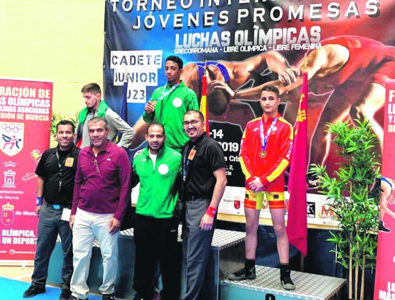 5 ذهبيات لمصارعة الأخضر في بطولة إسبانيا