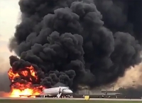 مصرع 41 شخصًا في حادث احتراق طائرة روسية