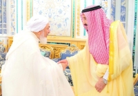 الملك يستعرض التعاون في العمل الإسلامي مع رئيس «الإفتاء الإماراتي»