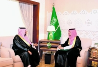 الأمير أحمد بن فهد يستقبل مدير فرع وزارة الشؤون الإسلامية بالشرقية