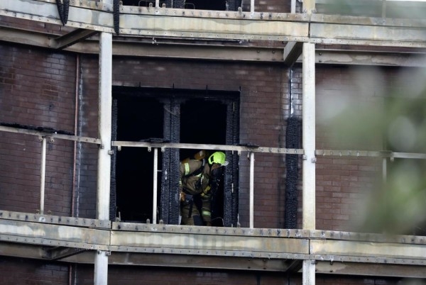 حريق في مبنى بلندن دون إصابات