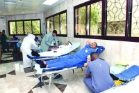 69 متبرعا بالدم خلال 3 ساعات في حملة بـ«أمل الدمام»