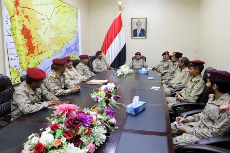 وزير الدفاع اليمني يثمّن جهود دول تحالف دعم الشرعية في اليمن