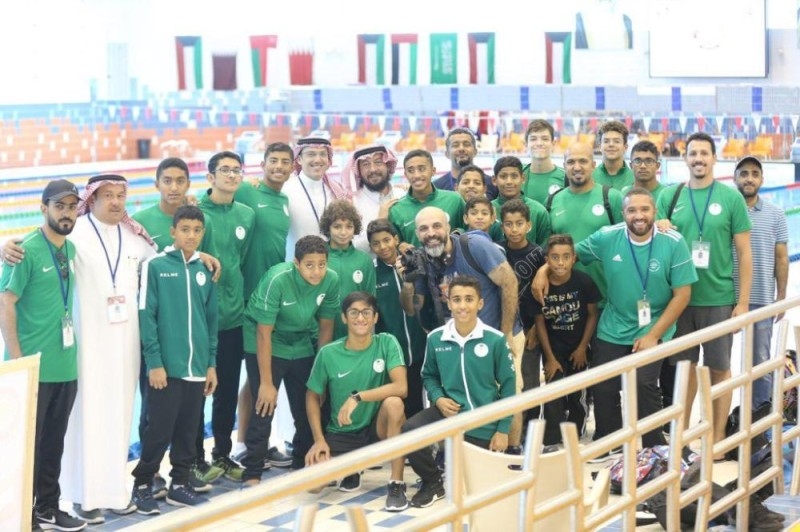 المملكة تحصد 17 ميدالية في «الخليج للألعاب المائية»
