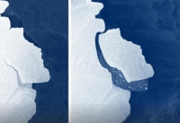انفصال جبل جليدي بحجم «سيدني» في القارة المتجمدة الجنوبية