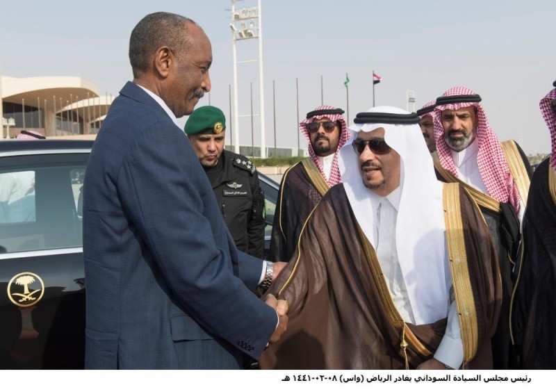 رئيس مجلس السيادة السوداني يغادر الرياض
