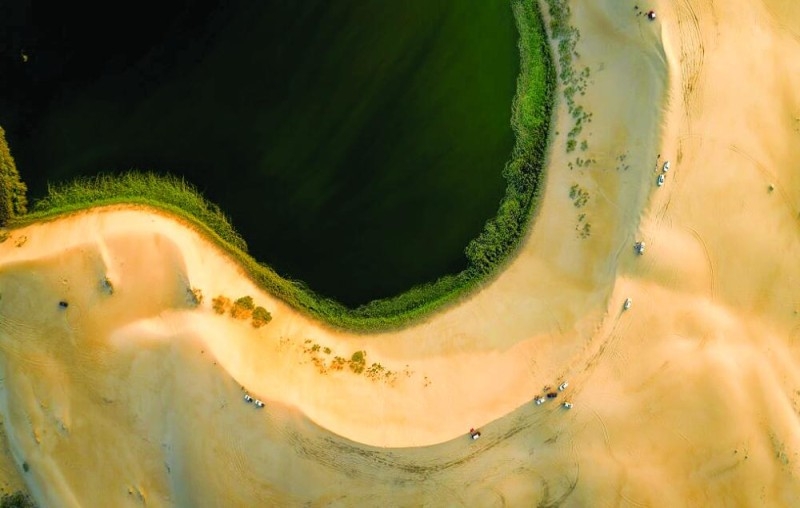 محمية «الأصفر» الطبيعية أكبر تجمع مائي في الخليج