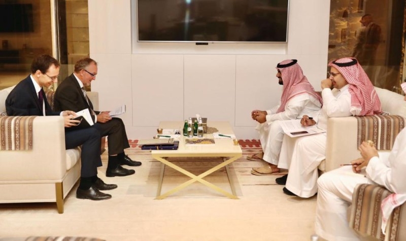 الأمير بدر بن عبدالله وسفير ألمانيا يبحثان التعاون الثقافي