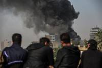 إصابة مدني إثر سقوط صاروخ في بغداد