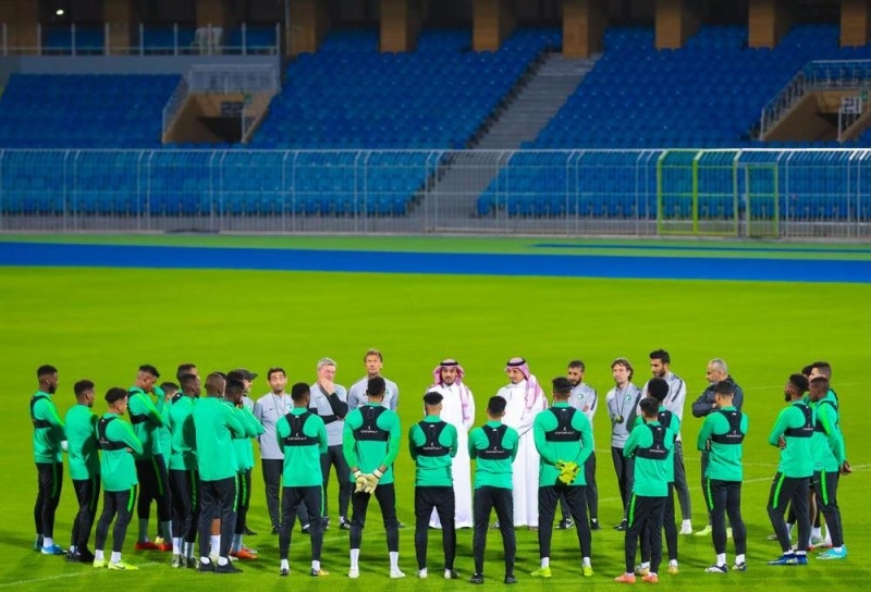 الفيصل يطالب لاعبي الأخضر بالمزيد من الانتصارات